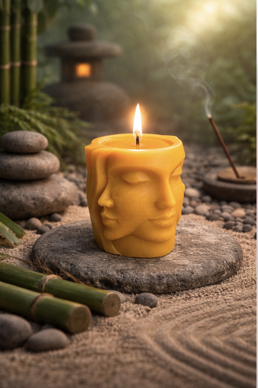 Bouddha ornemental tête de guanyin (Paix intérieure)